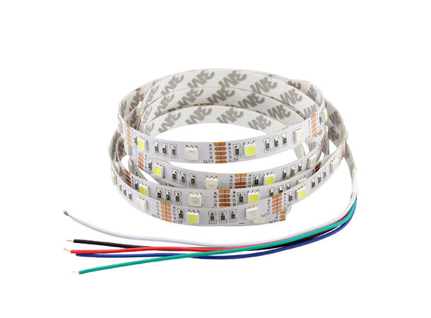 SBL LED strip RGB+WW, 14,4W/m 24VDC.5 m 5 meter, 10mm. IP65. 4 in1 chip
